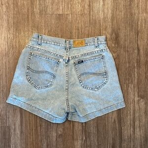 Vintage mid-wash Lee shorts